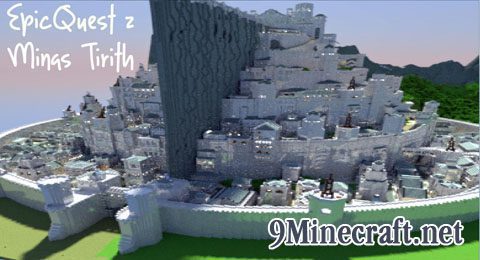 Minas Tirith Map 1.12.2, 1.11.2 for Minecraft 